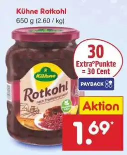 Netto Marken-Discount Kühne Rotkohl Angebot