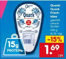 Netto Marken-Discount Quarki Quark Frischkäse Angebot