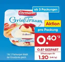 Netto Marken-Discount Ehrmann GrießTraum Erdbeere Angebot