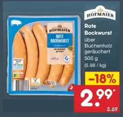 Netto Marken-Discount Rote Bockwurst Angebot