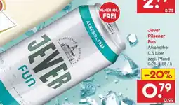 Netto Marken-Discount Jever Pilsener, Fun Angebot