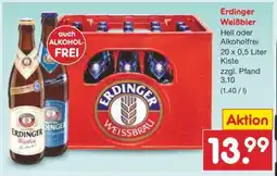Netto Marken-Discount Erdinger Weißbier Angebot