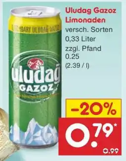 Netto Marken-Discount Uludag Gazoz Limonaden Angebot
