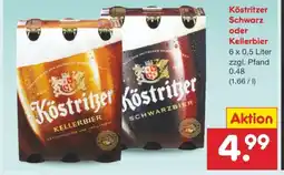 Netto Marken-Discount Köstritzer Schwarz- oder Kellerbier Angebot