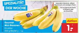 Netto Marken-Discount Gourmet Mini-Bananen Angebot