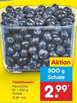 Netto Marken-Discount Heidelbeeren Angebot