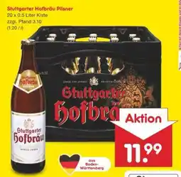 Netto Marken-Discount Stuttgarter Hofbräu Pilsner Angebot