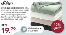 Möbel Buss s.Oliver Kuscheldecke Angebot