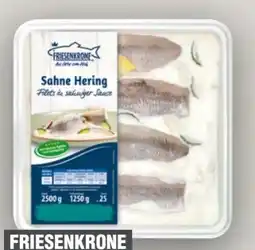 Handelshof Friesenkrone Sahne Hering Filets in Sauce Angebot
