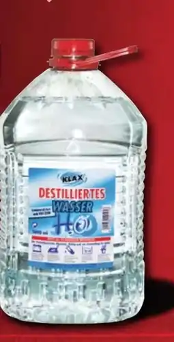 Handelshof Klax Destilliertes Wasser Angebot