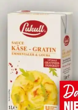 Handelshof Lukull Käse-Gratin Sauce Emmentaler & Gouda Angebot
