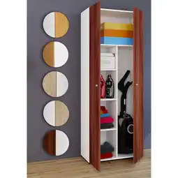 Netto Marken-Discount VCM Besenschrank 6 Fächer Maße: B. 70 x H. 178 x T. 40 cm Haushaltsschrank Mehrzweckschrank Vandol Angebot