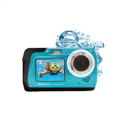 Netto Marken-Discount Aquapix W3048 EDGE Unterwasserkamera iceblau Angebot