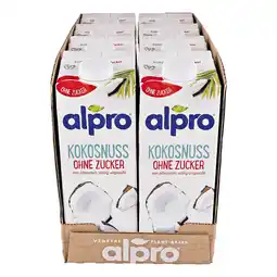 Netto Marken-Discount Alpro Kokosnussdrink ohne Zucker 1 Liter, 8er Pack Angebot