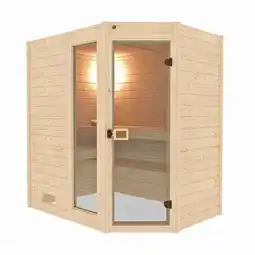 Netto Marken-Discount weka Massivholz-Sauna VALIDA Gr. 1 Sparset 5,4 kW K inkl. integrierter Steuerung Angebot