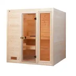 Netto Marken-Discount weka Massivholz-Sauna VALIDA Gr. 3 Sparset 9,0 kW K inkl. integrierter Steuerung Angebot