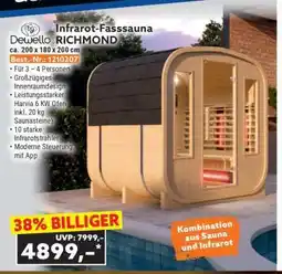 Norma Infrarot-Fasssauna RICHMOND Angebot