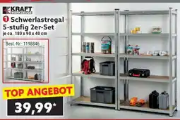 Norma Schwerlastregal 5-stufig 2er-Set Angebot