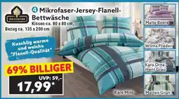 Norma Mikrofaser-Jersey-Flanell-Bettwäsche Angebot