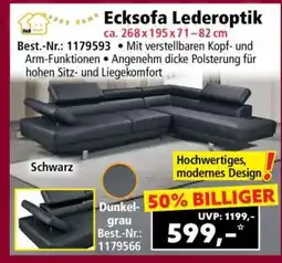 Norma Ecksofa Lederoptik Angebot