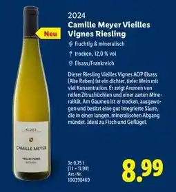 Lidl Camille Meyer Vieilles Vignes Riesling Angebot