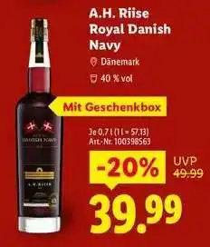 Lidl A.H. Riise Royal Danish Navy Angebot