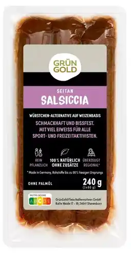 Kaufland Grüngold Seitan Salsiccia Angebot