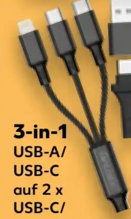 Kaufland Fontastic 3-in-1-Lade-Datenkabel Angebot