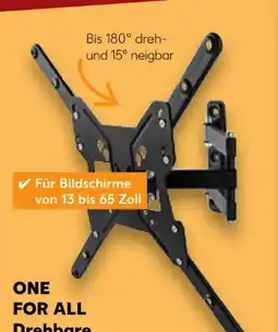 Kaufland OneForAll Drehbare TV-Wandhalterung WM2451 Angebot
