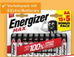 Kaufland Energizer Max Alkaline Batterien AA Angebot