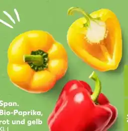 Kaufland K-Bio Bio-Paprika Rot und Gelb Angebot