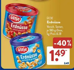 Aldi Süd Ültje erdnüsse pikant gewürzt Angebot