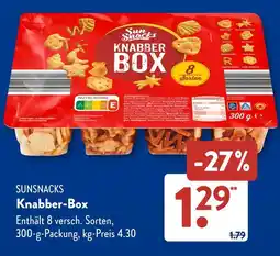 Aldi Süd Sun snacks knabber-box Angebot