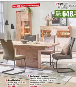 Möbel Mahler Kombivitrine Angebot