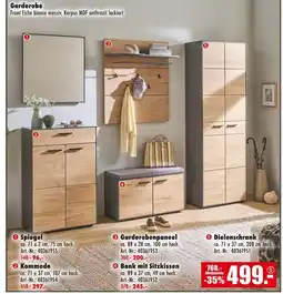Möbel Mahler Garderobe Angebot