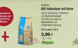 Vitalia Hensel bio haferkleie mit keim Angebot