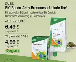 Vitalia Salus bio basen-aktiv brennnessel-linde tee Angebot