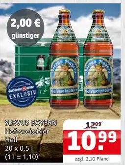 Getränke Quelle Servus bayern hefeweissbier hell Angebot