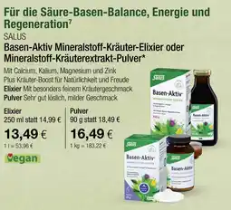 Vitalia Salus basen-aktiv mineralstoff-kräuter-elixier Angebot