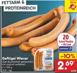 Netto Marken-Discount Geflügel wiener Angebot