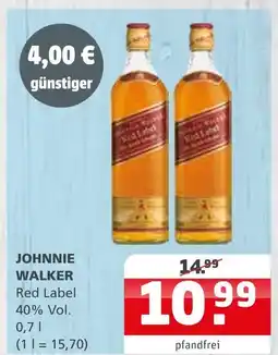Getränke Quelle Johnnie walker red label Angebot