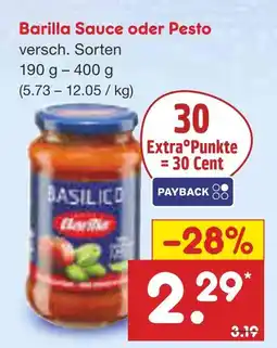 Netto Marken-Discount Barilla sauce oder pesto Angebot