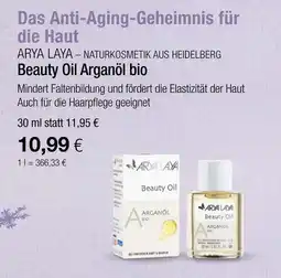 Vitalia Arya laya beauty oil arganöl bio Angebot