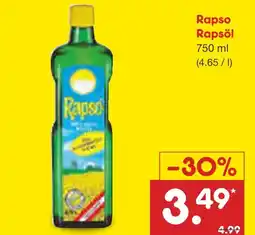 Netto Marken-Discount Rapso rapsöl Angebot