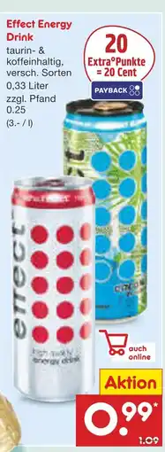Netto Marken-Discount Effect energy drink Angebot
