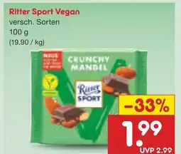 Netto Marken-Discount Ritter sport vegan Angebot