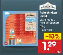 Netto Marken-Discount Rohschinken leicht Angebot