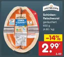 Netto Marken-Discount Schinkenfleischwurst Angebot