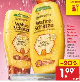 Netto Marken-Discount Garnier wahre schätze shampoo Angebot