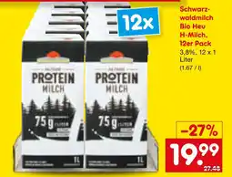 Netto Marken-Discount Schwarzwaldmilch bio heu h-milch Angebot